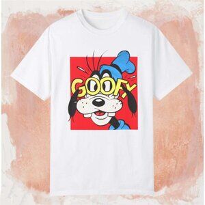 Goofy Big Face 90s Disney Classic Cartoon Character Graphic T-Shirt 26